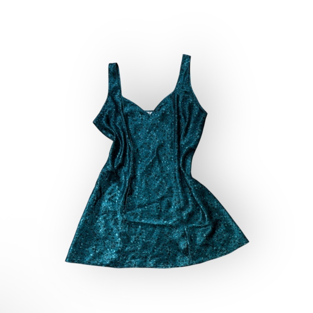 Morgan Taylor Teal Patterned Garment
